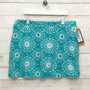 Tranquility by Colorado Clothing Wm's Skort • Sz XXL • Kaleidoscope Teal • NWT